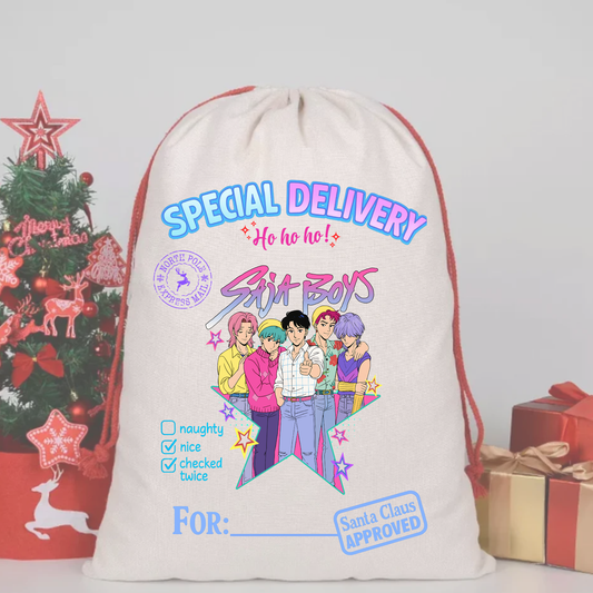SAJA BOYS KPOP  – SPECIAL DELIVERY DTF Print  🎅💌 s48