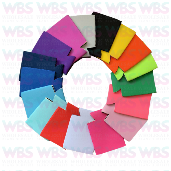 Blank Stubby Holders|  Foldable Blank Can Stubby Cooler | Neoprene