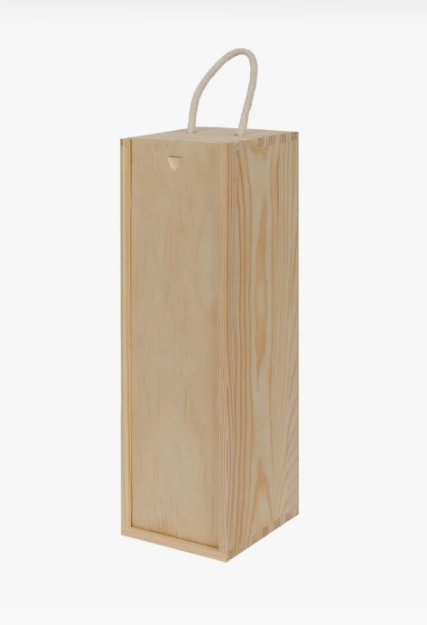 Single Bottle Wooden Wine Box